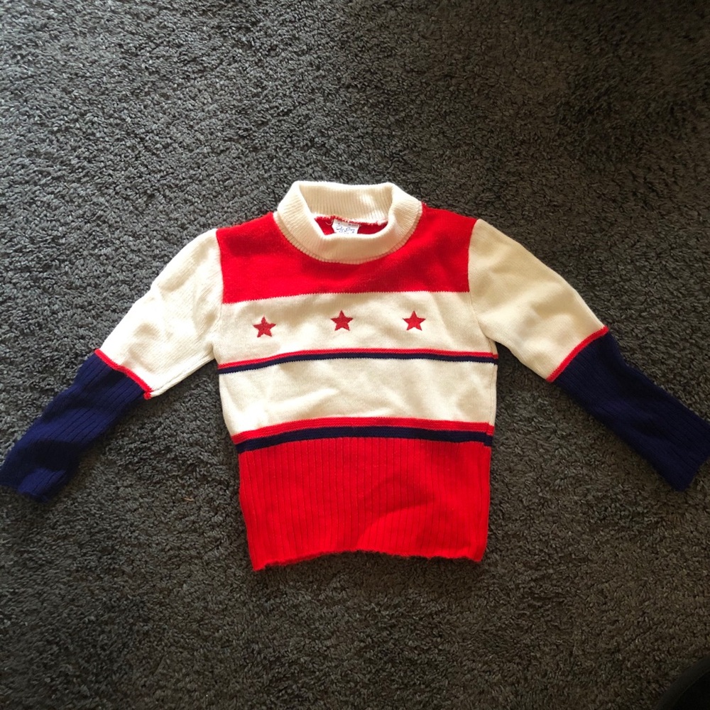 Vintage Kids Sweater Size 5 60s-70s